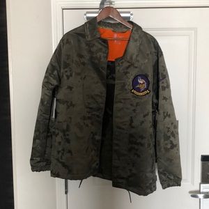Nike Minnesota Vikings on field camo jacket